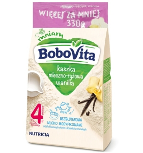 BoboVita Kaszka mleczno-ryżowa wanilia 330g 4+