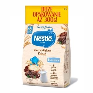 NESTLE Kaszka mleczno-ryżowa Kakao po 10 miesiącu 300g