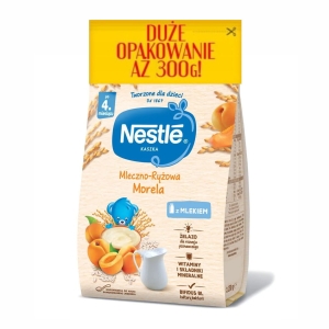 NESTLE Kaszka mleczno-ryżowa Morela - po 4 miesiącu 300g