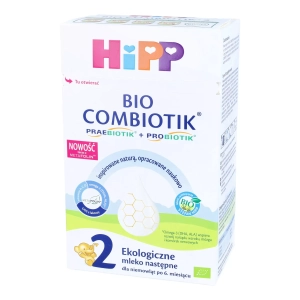 HiPP Bio Combiotik 2 - ekologiczne mleko następne dla niemowląt po 6 miesiącu 550 g