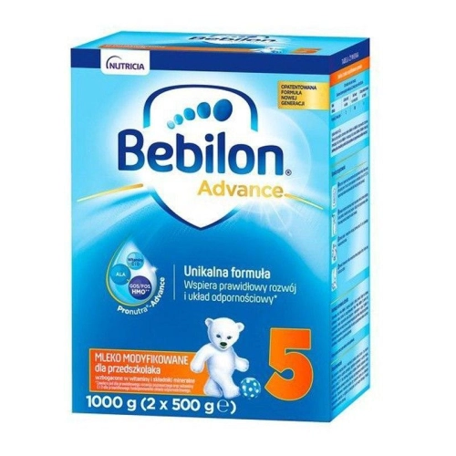 BEBILON Junior 5 Pronutra Advance Mleko modyfikowane 1000 g