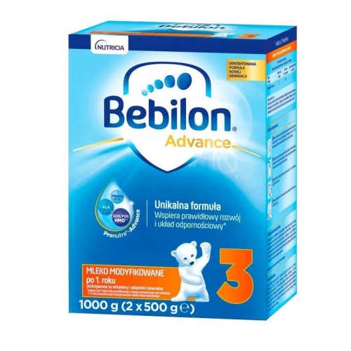 BEBILON 3 Pronutra Advance Mleko modyfikowane 1000g