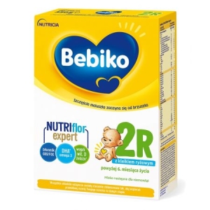 BEBIKO Junior 2R Mleko modyfikowane kleikiem ryżowym powyżej 6 miesiąca życia 600g