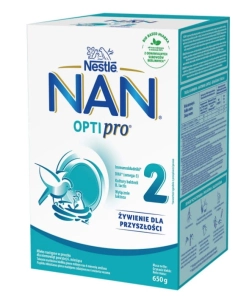 Nestle Nan Optipro 2 Mleko Modyfikowane następne dla niemowląt powyżej 6 miesiąca 650 g