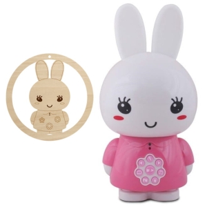 Zestaw 2w1 Króliczek Honey Bunny + Bombka choinkowa Alilo AL-G6-02 Różowy