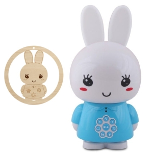 Zestaw 2w1 Króliczek Honey Bunny + Bombka choinkowa Alilo AL-G6-01 Niebieski