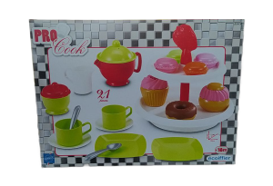 Zestaw do Herbaty Ciasteczka Naczynia Ecoiffier 21 części