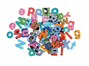 Literki magnetyczne alfabet 100 szt