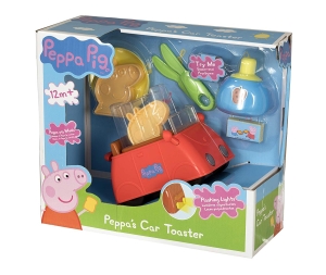 Świnka Peppa Interaktywny toster Samochód Peppy 14066 HTI 12m+