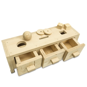 Zabawka Kreatywna - Drewniany sorter kształtów ręcznie robiony 578357