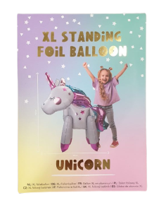 Balon foliowy XL 105x90 cm Jednorożec