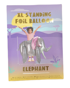 Balon foliowy XL 75x100 cm Słoń