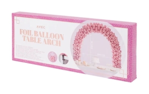 Łuk balonowy girlanda z balonami foliowymi Avec  200 x 150 cm Różowy