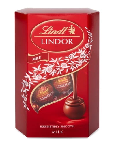 Lindt Lindor Praliny z czekolady mlecznej 200g – zdjęcie 4