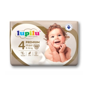 LUPILU Pieluchy PREMIUM 4 Maxi 8-16 kg 46 szt. Złote