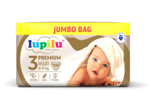 LUPILU Pieluchy PREMIUM 3 Midi 4-9 kg 108szt. Złote