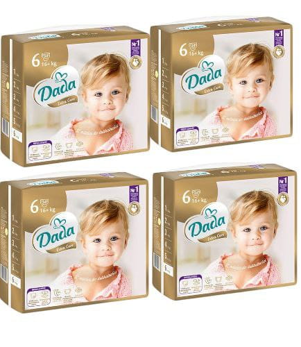 Dada Pieluchy jednorazowe Extra Care 6 extra large  16+ kg 4x34 szt. 136szt