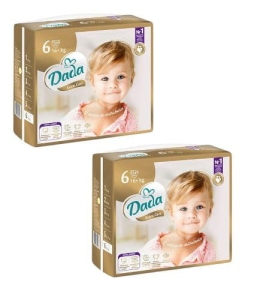 Dada Pieluchy jednorazowe Extra Care 6 extra large  16+ kg 2x34 szt.  68szt