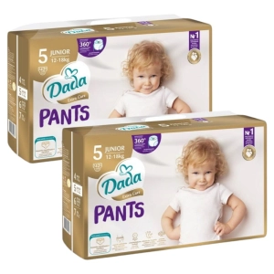 Dada Extra Care pieluchomajtki PANTS 5 JUNIOR 2 x 42 szt.  złote 84 szt