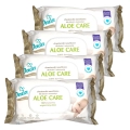 Chusteczki nawilżane Dada Extra Care Aloe Care organiczny aloes 64 szt. [4x]