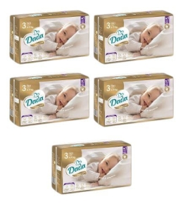 Dada Pieluchy jednorazowe Extra Care 3 MIDI  4‑9 kg 5x 50 szt 250szt.
