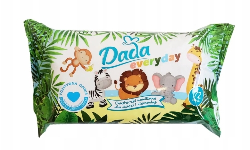 Chusteczki nawilżane Dada Everyday Mega Paka 14x72 – zdjęcie 2