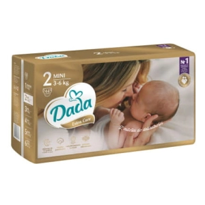 Dada Pieluchy jednorazowe Extra Care 2 MINI  3‑6 kg 44 szt.