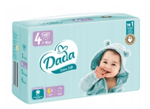 Pieluchy jednorazowe Dada Extra Soft 4 MAXI 7-16 kg 48 szt new