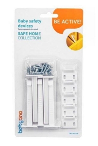 Zabezpieczenie do szuflad BabyOno 5 szt. białe 956