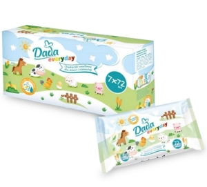 Chusteczki nawilżane Dada Everyday Mega Paka 7x72  504  sztuki