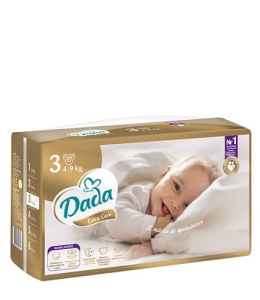 Dada Pieluchy jednorazowe Extra Care 3 MIDI  4‑9 kg 50 szt.  NEW