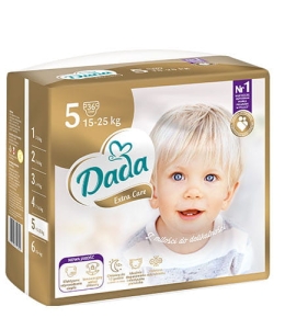 Dada Pieluchy jednorazowe Extra Care 5 JUNIOR  15-25 kg 36 szt. NEW