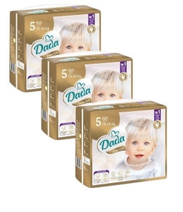 Dada Pieluchy jednorazowe Extra Care 5 JUNIOR  15-25 kg 3x 36 szt. złote NEW