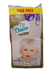 Dada Pieluchy jednorazowe Extra Care 5 JUNIOR  15-25 kg 136 sztuk GIGA PACK