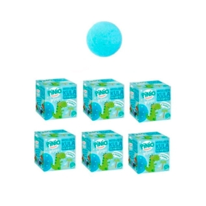 Musujące kule do kąpieli Pinio Magic z niespodzianką 6x140g Zestaw Niebieskie