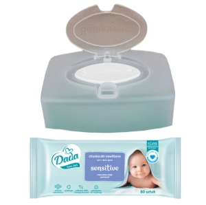 Chusteczki nawilżane Dada Extra Soft Sensitive 80 szt. + pudełko