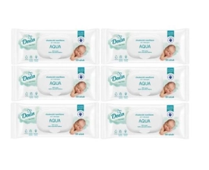 Chusteczki naturalne Dada Aqua 6x50szt  100% naturalne