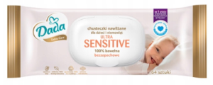 Chusteczki nawilżane Dada Extra Care Ultra Sensitive bezzapachowe 64 szt.