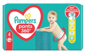Pieluchomajtki Pampers Pants rozm. 4 kg  9-15 kg 48 szt.