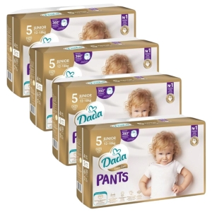 Dada Extra Care pieluchomajtki PANTS 5 JUNIOR 4 x 42 szt. złote 168 sztuk NEW