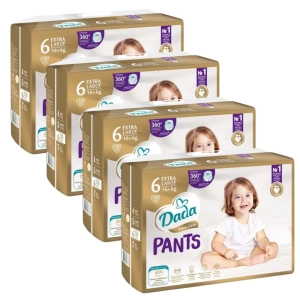 Dada Extra Care pieluchomajtki PANTS 6 Extra Large 16+ kg 4x38 szt. złote 152 szt