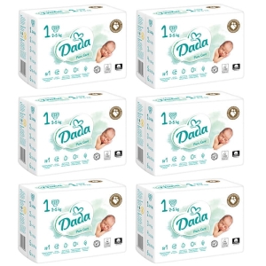 Dada Pure Care Pieluchy jednorazowe 1 NEWBORN 6x 23 szt.  2‑5 kg