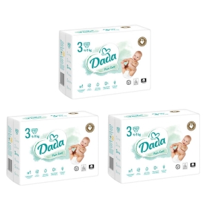 Dada Pure Care Pieluchy jednorazowe 3 MIDI 3x40 szt. 4‑9 kg