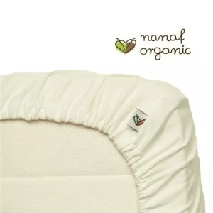 Nanaf Organic Prześcieradło z gumką 40x90cm ecru