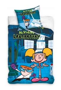 Pościel licencyjna 100% bawełna 160x200 - Dexters Laboratory - DEX211021