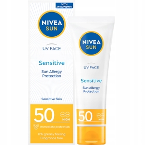 NIVEA SUN Krem do twarzy przeciwsłoneczny przeciwzmarszczkowy SPF50 50ml