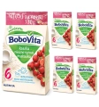 BoboVita Kaszka mleczno-ryżowa truskawka 5x330g 6+ – zdjęcie 2