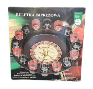 Gra Ruletka imprezowa kieliszki