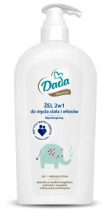 Dada ExtraCare Hipoalergiczny żel 2w1 do mycia ciała i włosów   350 ml