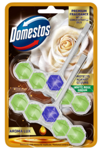 Domestos Kostka Do WC Zapachowa Aroma Lux White Rose Dream 2x50g